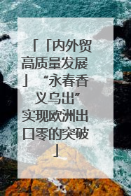「内外贸高质量发展」“永春香 义乌出”实现欧洲出口零的突破