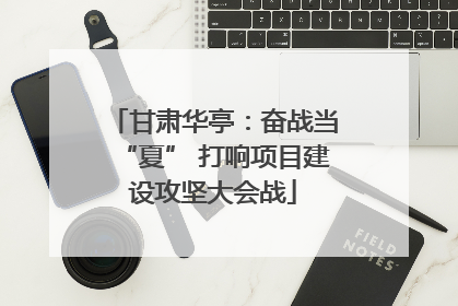 甘肃华亭：奋战当“夏” 打响项目建设攻坚大会战