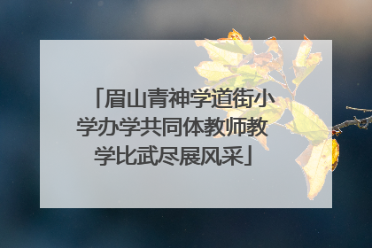 眉山青神学道街小学办学共同体教师教学比武尽展风采