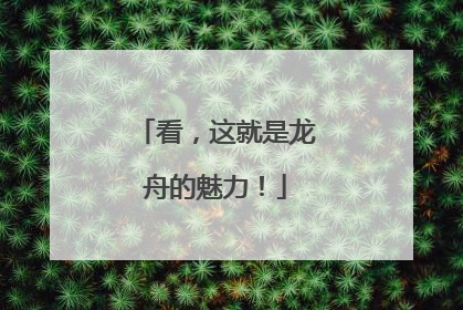 看，这就是龙舟的魅力！