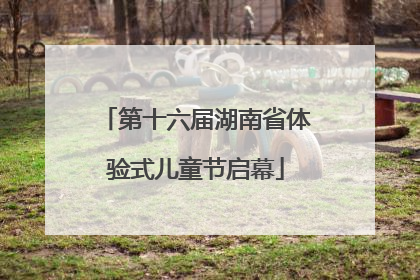 第十六届湖南省体验式儿童节启幕