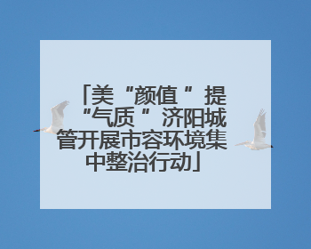 美“颜值 ”提“气质 ”济阳城管开展市容环境集中整治行动