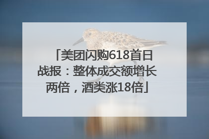 美团闪购618首日战报：整体成交额增长两倍，酒类涨18倍
