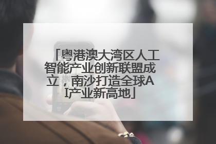 粤港澳大湾区人工智能产业创新联盟成立，南沙打造全球AI产业新高地