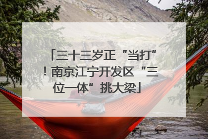三十三岁正“当打”！南京江宁开发区“三位一体”挑大梁