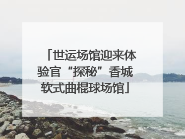 世运场馆迎来体验官“探秘”香城软式曲棍球场馆
