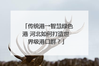 传统港→智慧绿色港 河北如何打造世界级港口群？
