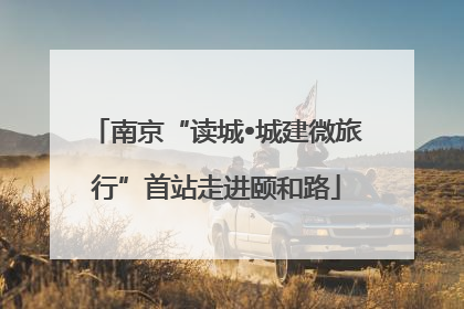 南京“读城•城建微旅行”首站走进颐和路