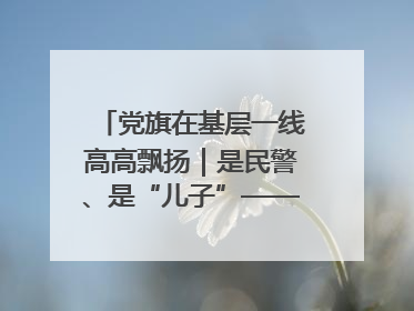 党旗在基层一线高高飘扬｜是民警、是“儿子”——申飞飞在太行山中的一线坚守