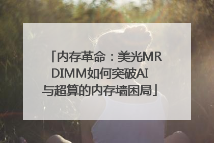 内存革命：美光MRDIMM如何突破AI与超算的内存墙困局