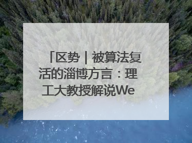 区势｜被算法复活的淄博方言：理工大教授解说Web3.0时代声音传播密码