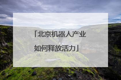 北京机器人产业如何释放活力