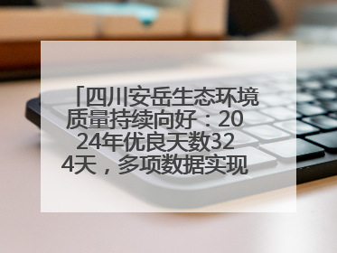 四川安岳生态环境质量持续向好：2024年优良天数324天，多项数据实现100%