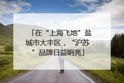 在“上海飞地”盐城市大丰区，“沪苏”品牌日益响亮
