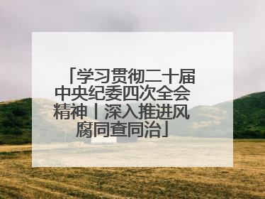 学习贯彻二十届中央纪委四次全会精神丨深入推进风腐同查同治