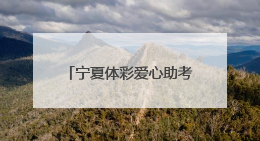 宁夏体彩爱心助考：为高考家长送清凉 为学子梦想护航