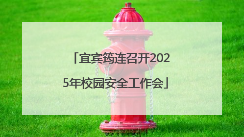 宜宾筠连召开2025年校园安全工作会