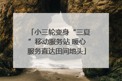 小三轮变身“三夏”移动服务站 暖心服务直达田间地头