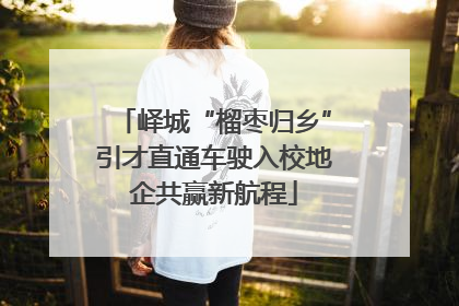 峄城“榴枣归乡”引才直通车驶入校地企共赢新航程