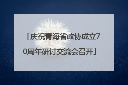 庆祝青海省政协成立70周年研讨交流会召开