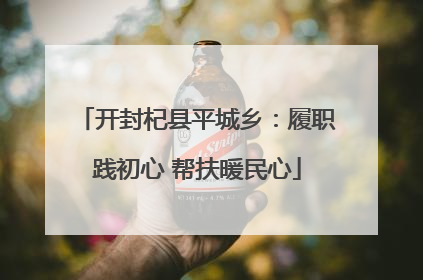 开封杞县平城乡：履职践初心 帮扶暖民心