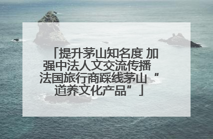 提升茅山知名度 加强中法人文交流传播 法国旅行商踩线茅山“道养文化产品”