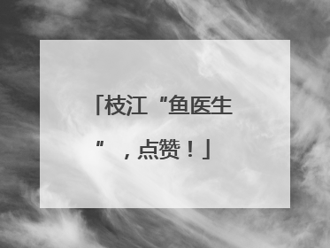 枝江“鱼医生”，点赞！
