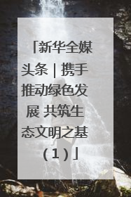 新华全媒头条｜携手推动绿色发展 共筑生态文明之基（1）