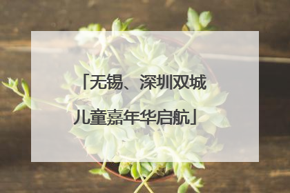 无锡、深圳双城儿童嘉年华启航
