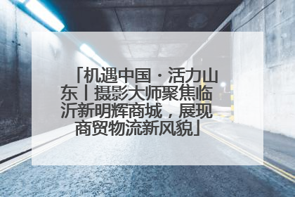 机遇中国・活力山东丨摄影大师聚焦临沂新明辉商城，展现商贸物流新风貌