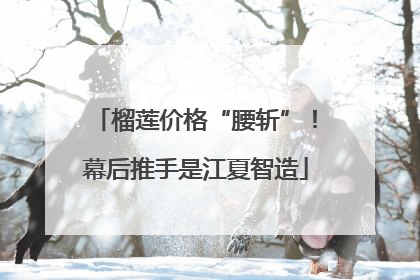 榴莲价格“腰斩”！幕后推手是江夏智造