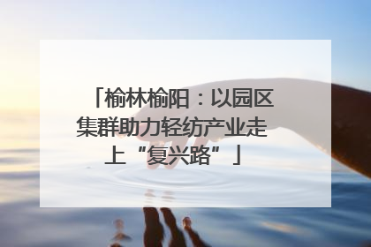 榆林榆阳：以园区集群助力轻纺产业走上“复兴路”