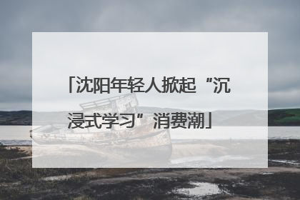 沈阳年轻人掀起“沉浸式学习”消费潮