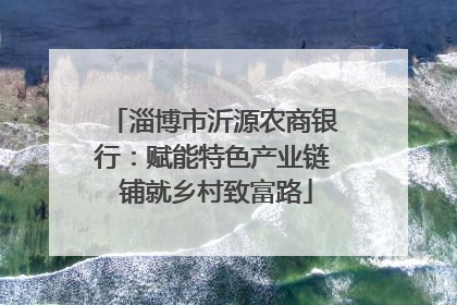 淄博市沂源农商银行：赋能特色产业链 铺就乡村致富路