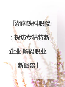 湖南铁科职院：探访专精特新企业 解码职业新图景