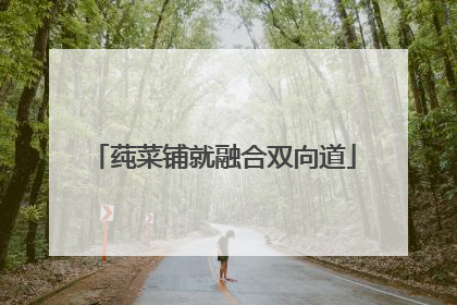 莼菜铺就融合双向道