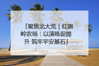 聚焦北大荒｜红旗岭农场：以演练促提升 筑牢平安基石