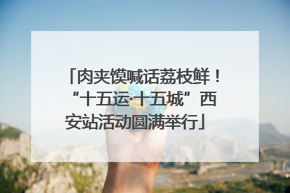 肉夹馍喊话荔枝鲜！“十五运·十五城”西安站活动圆满举行