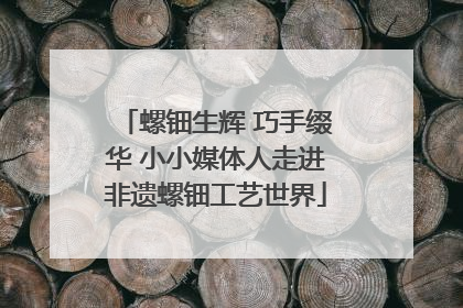 螺钿生辉 巧手缀华 小小媒体人走进非遗螺钿工艺世界