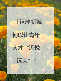 这座新城何以让青年人才“近悦远来”