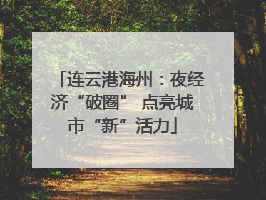 连云港海州：夜经济“破圈” 点亮城市“新”活力