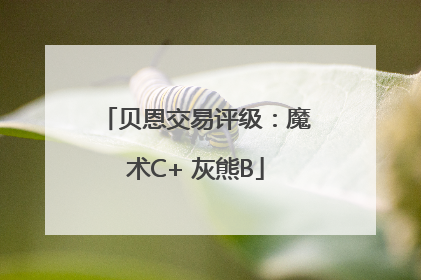 贝恩交易评级：魔术C+ 灰熊B