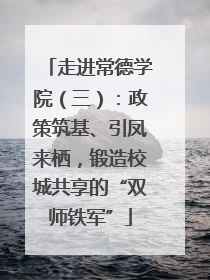 走进常德学院（三）：政策筑基、引凤来栖，锻造校城共享的“双师铁军”