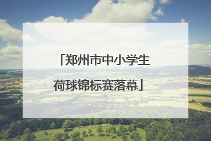 郑州市中小学生荷球锦标赛落幕