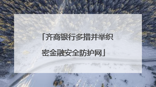 齐商银行多措并举织密金融安全防护网