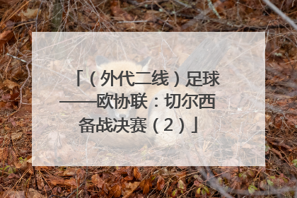 （外代二线）足球——欧协联：切尔西备战决赛（2）