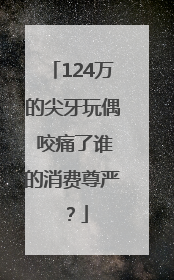 124万的尖牙玩偶 咬痛了谁的消费尊严？